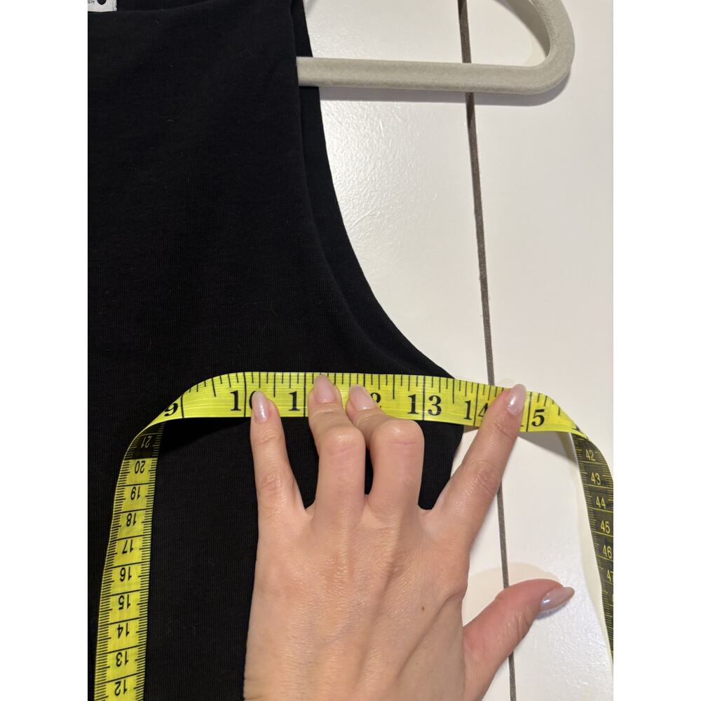 Zara Black Halter Neck Sleeveless Top S - Picture 4 of 6